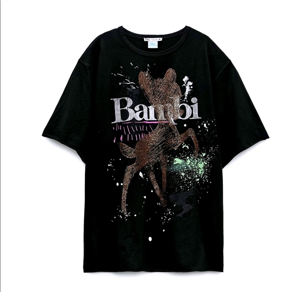 Zara Limited Edition Bambi Disney T-shirt